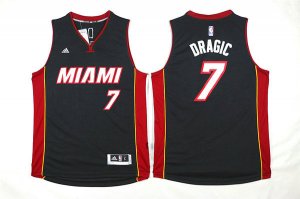Maillot De Basket Miami Heat Goran Dragic 3 Tissus Sportif Fans Edition Noir